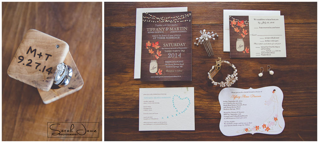 Image of Wedding Stationary and wedding rings