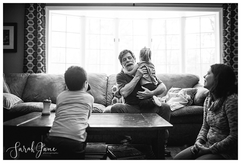 Family pictures of real life Maine