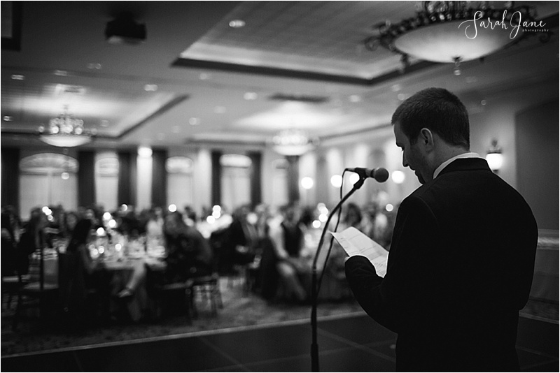 Sarah Jane Photography Maine Wedding Photographer Best Man Speech at Union Bluff Hotel York Maine
