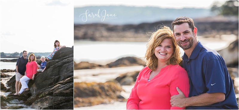 Sarah Jane Photography | Pemaquid Beach Park Family Portrait Session
