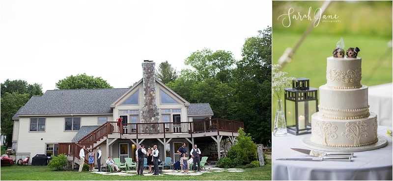Let Them Eat Cake Kennebunkport Wedding Photographer Sarah Jane Photography