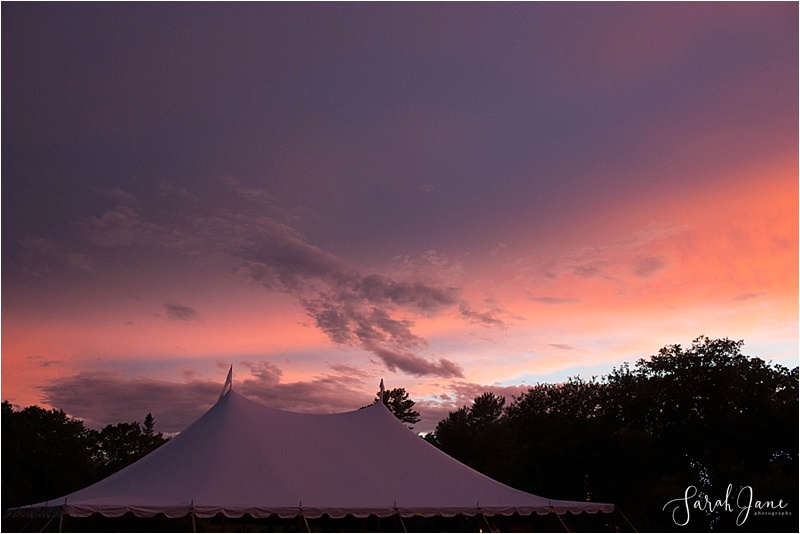 Colorful Sunset at Emmons Preserve Kennebunkport Conservation Trust