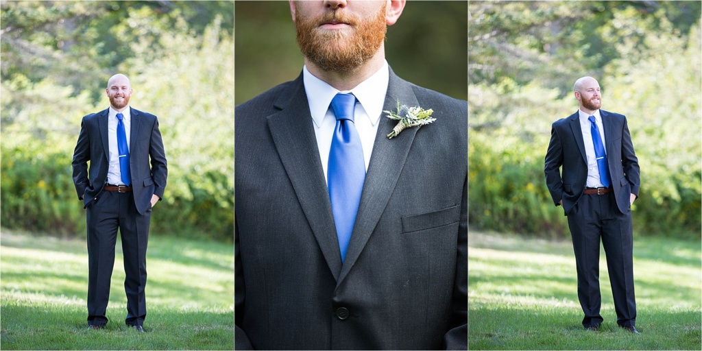 Groom's Suit and Tie Miane Wedding