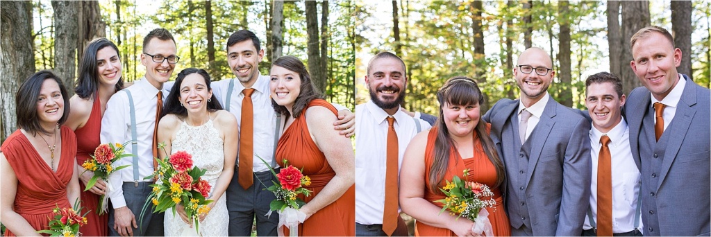 Stonewall Farm Keene NH Bridal Party September Wedding Photographer