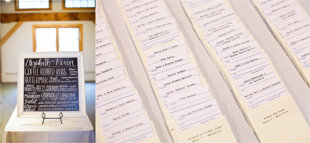 Book Themed Wedding Stonewall Farm Keene New Hampshire 