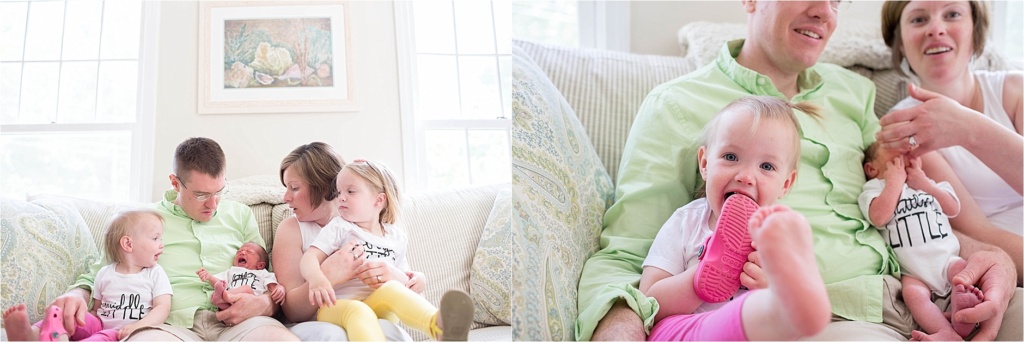 Maine Family Portrait in-home