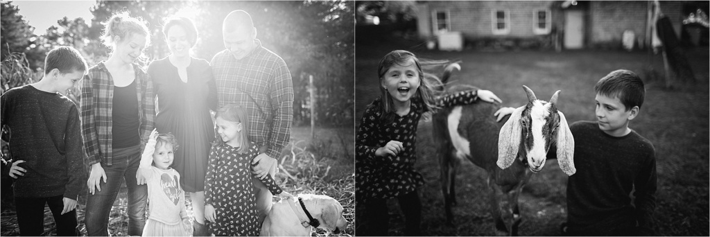 Family Farm Portrait Session Maine