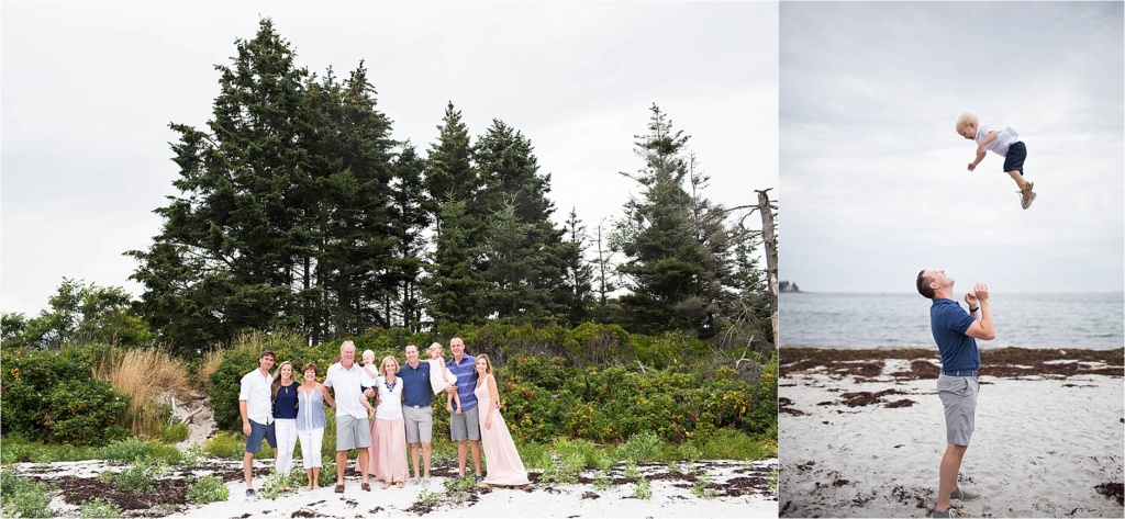 Pemaquid Beach Family Portrait Session Sarah Jane Photography Maine Family Photographer