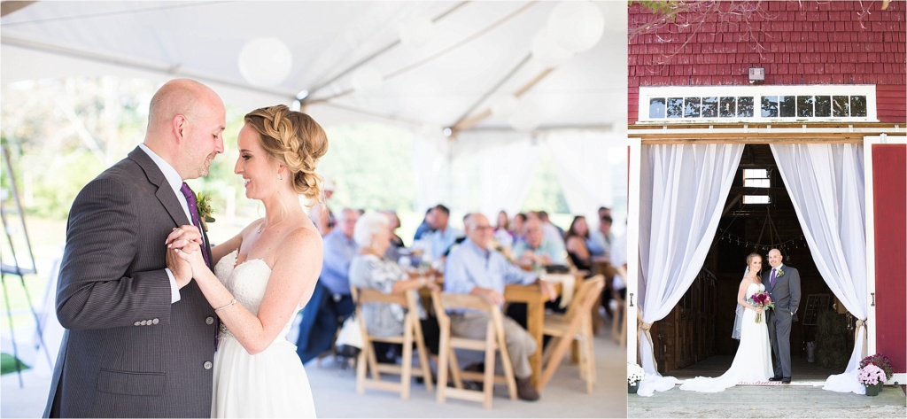 September Wedding at The Homestead at Rest and be Thankful Horse Farm