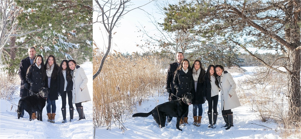 Family Photographer Maine Snowy Winter Pictures