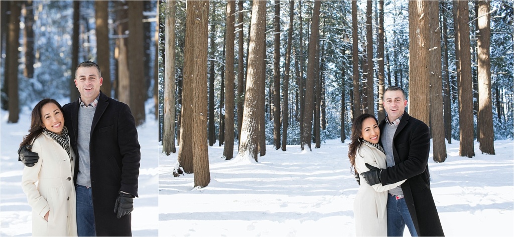 Maine Family Portraits in the snow