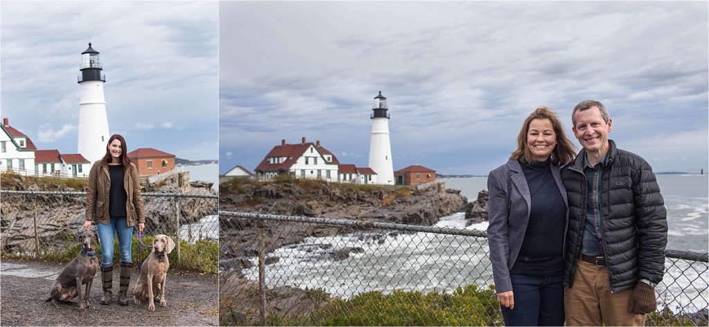 Portland Headlight October Maine Family Session Sarah Jane Photography