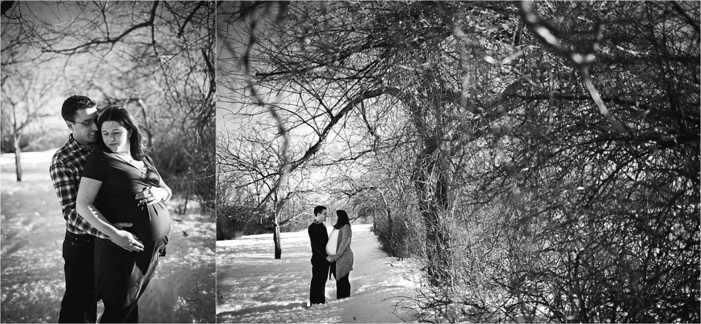 Winter Maternity Session Maine Family Photographer Laudholm Farm