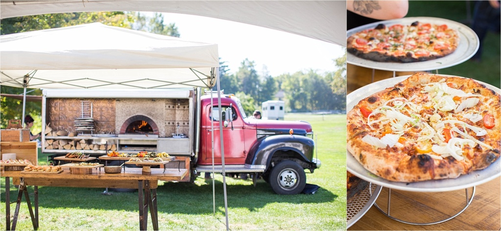 Fire and Co Wood Fired Pizza Maine Wedding Catering