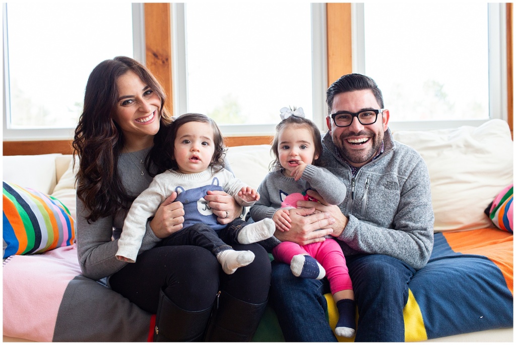 Colorful Family Photo Bath Maine