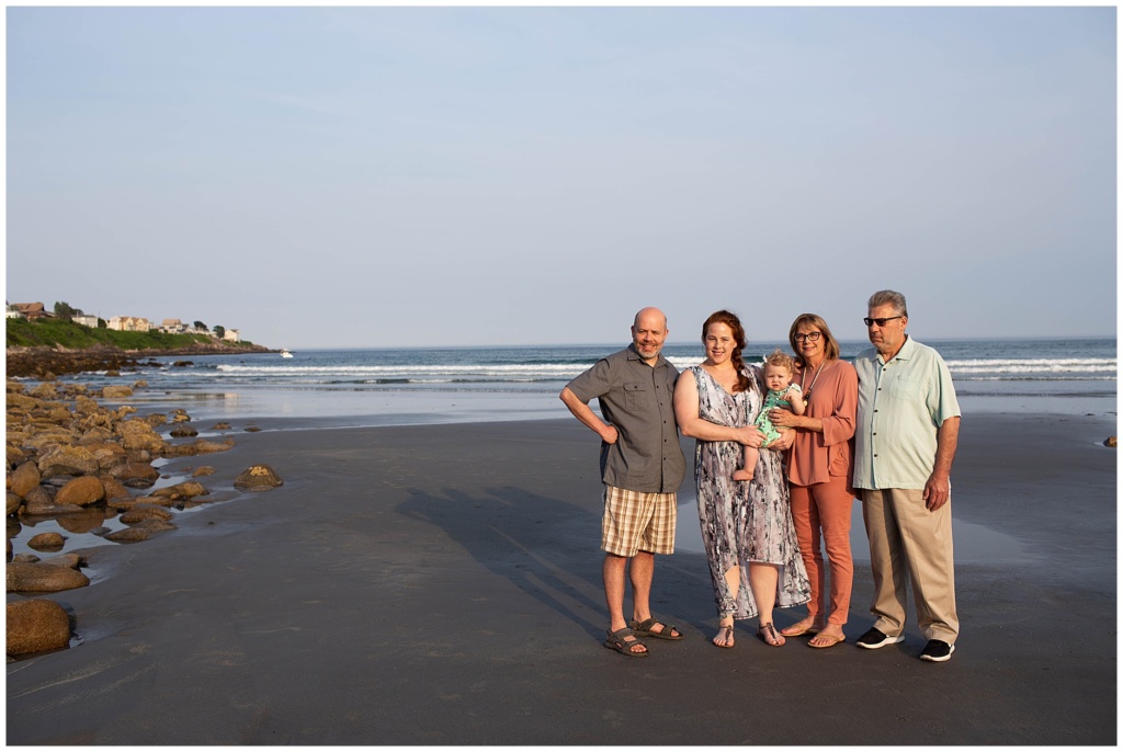 Sunset Portrait at Long Sands Beach York Maine