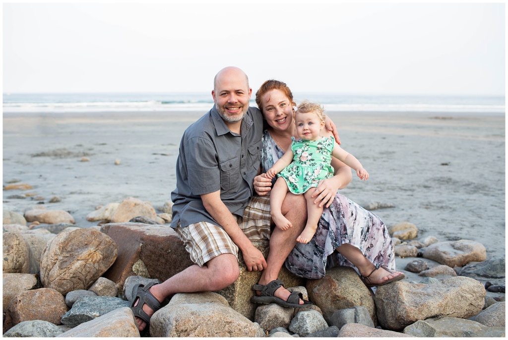 Family Portrait on Long Sands Beach