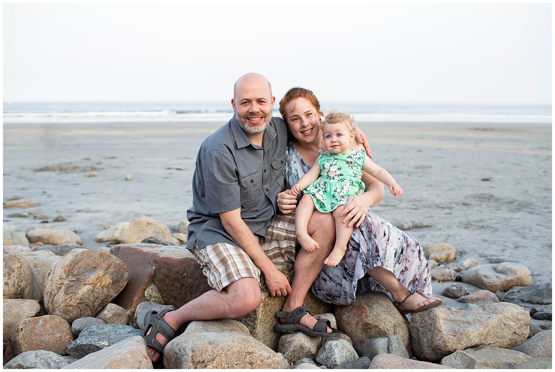 Long Sands Beach Portrait Session | Maine Family Photographer