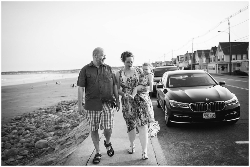 Walk along Long Sands Beach