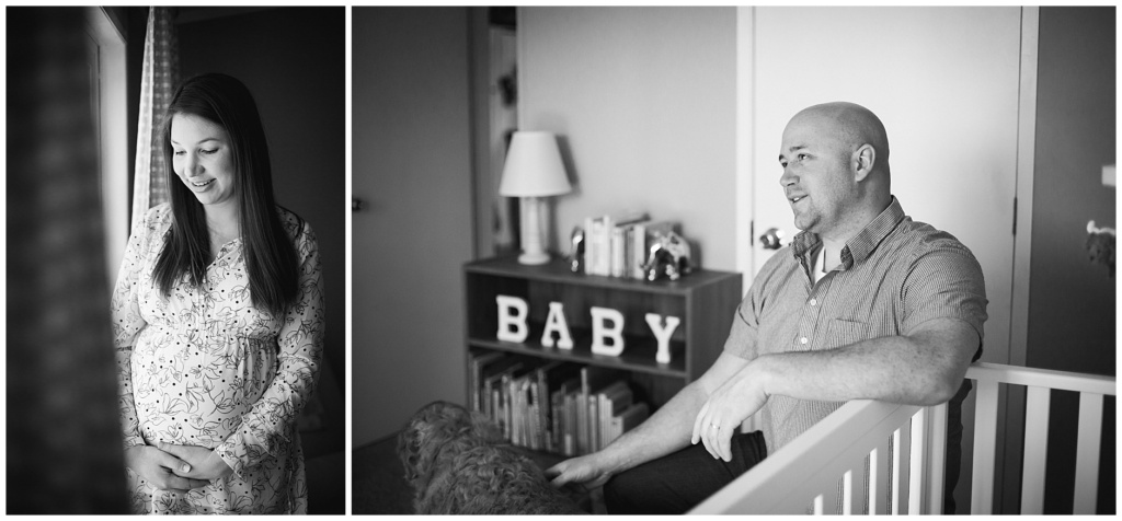 Wells Maine Maternity Session at home 
