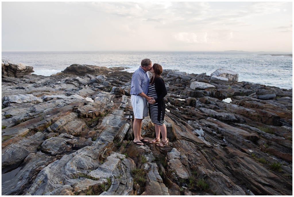 Maternity Photo Session at Pemaquid Point