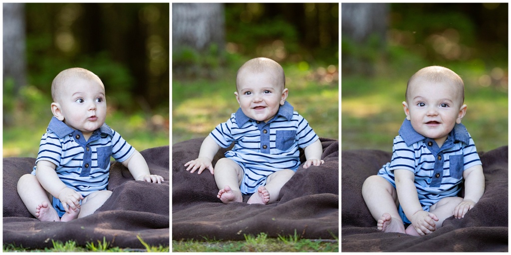 Baby portrait of 6-month-old Sarah Jane Photography