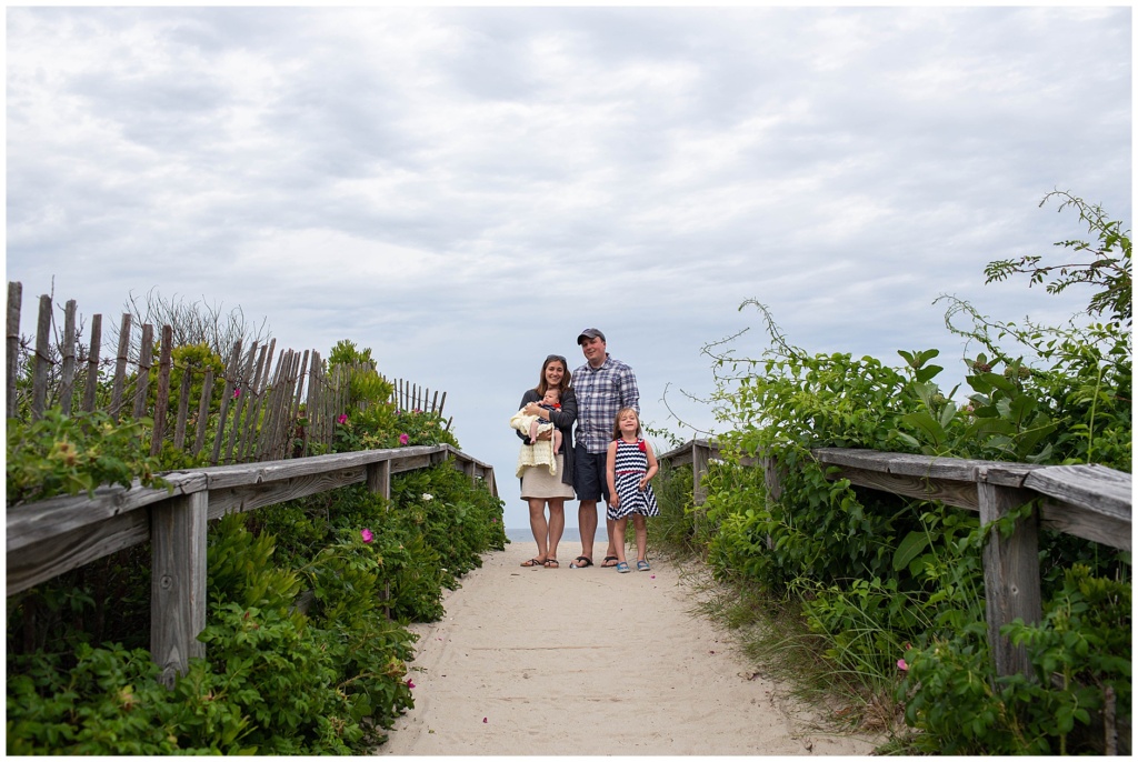 Footbridge Beach Family Portrait