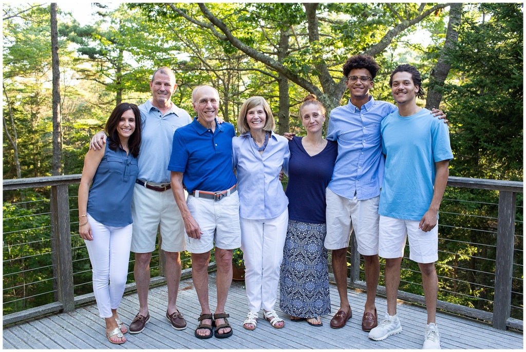 Phippsburg Maine Extended Family Portrait Maine