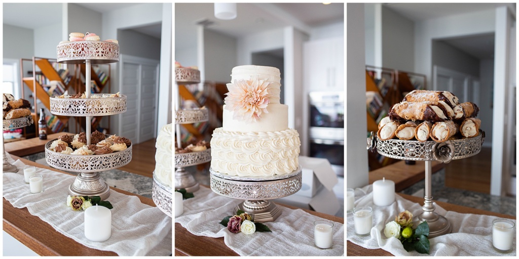 Nothing Bakes Like a Parrott York Maine Wedding Cake