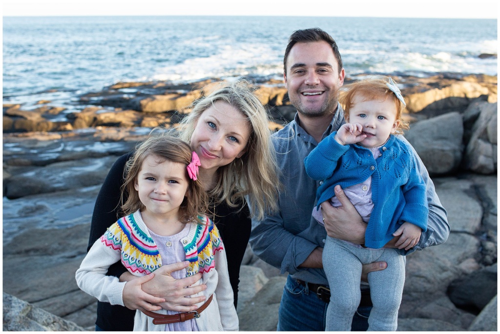 Cape Neddick Family Photo, Sarah Jane Photography