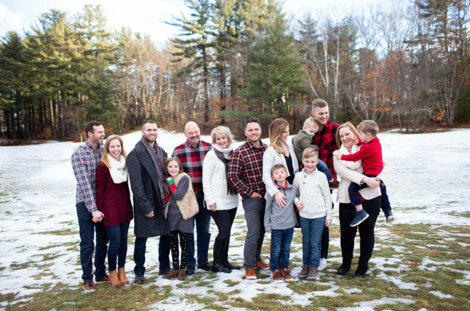 Winter Family Photo Session | Southern Maine Photographer