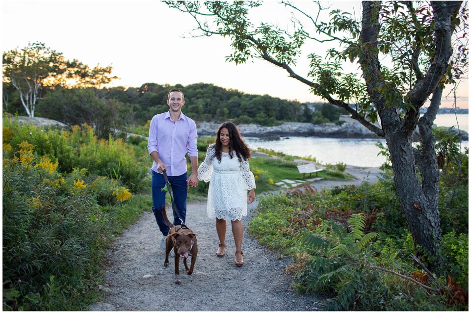 Couple’s Photoshoot at Portland Headlight | Maine Family Photographer