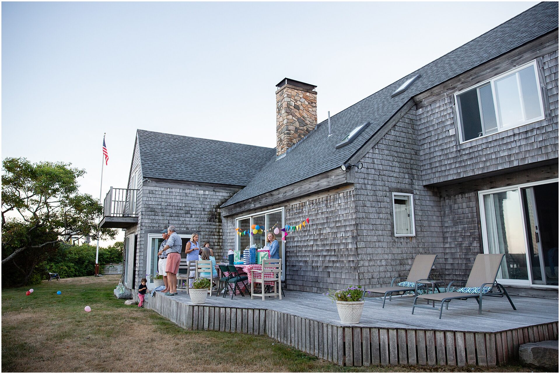 Birthday party and family reunion in Kennebunkport