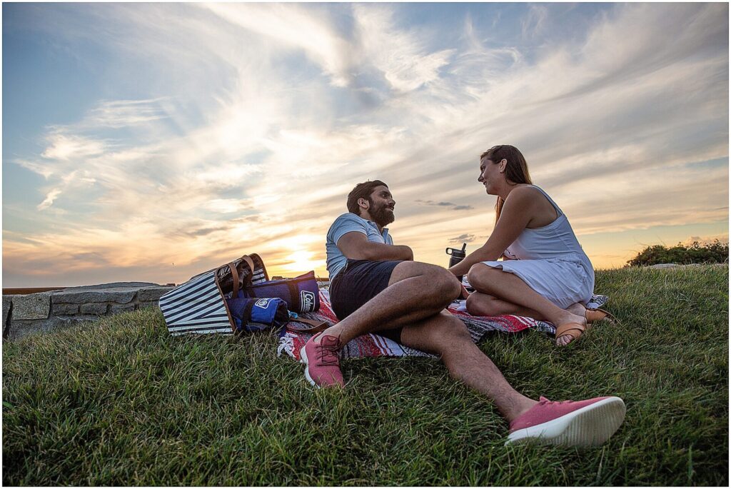 A wedding proposal in Kennebunkport